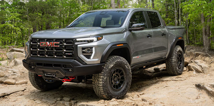 Gray 2026 GMC Canyon AT4X