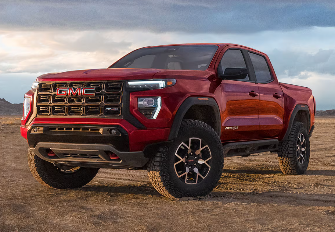 Red 2026 GMC Canyon AT4X