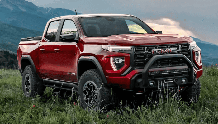 Red 2025 GMC Canyon