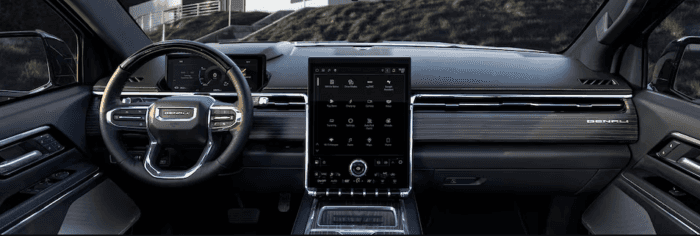 2025 GMC Sierra EV interior