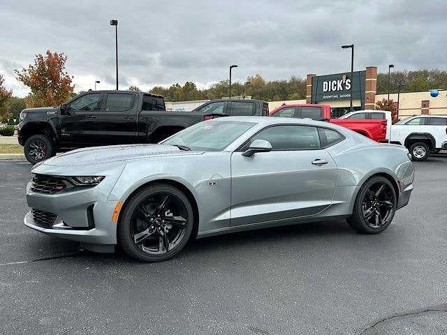 A gray 2024 Chevy Camaro.