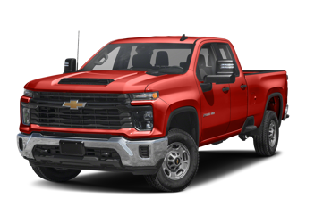 A red 2024 Chevy Silverado 2500 HD in Marysville, OH