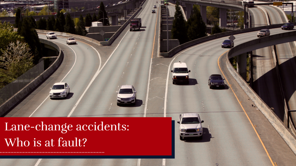 Fault in an Accident When Changing Lanes