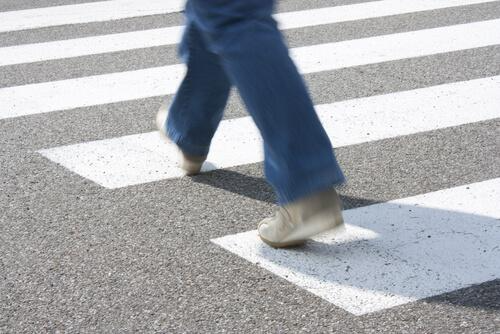 Pedestrian injury in wet weather