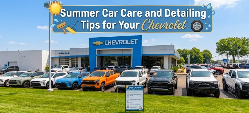 Summer Car Care and Detailing Tips for Your Chevrolet