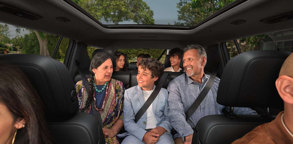 2026 Chevy Traverse row seating