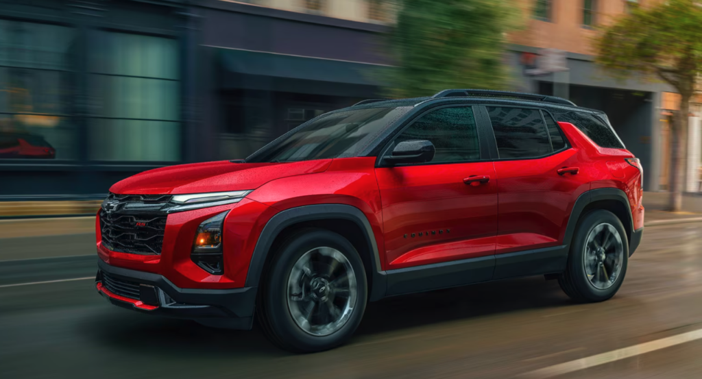 2026 Chevrolet Equinox exterior driving on a family road