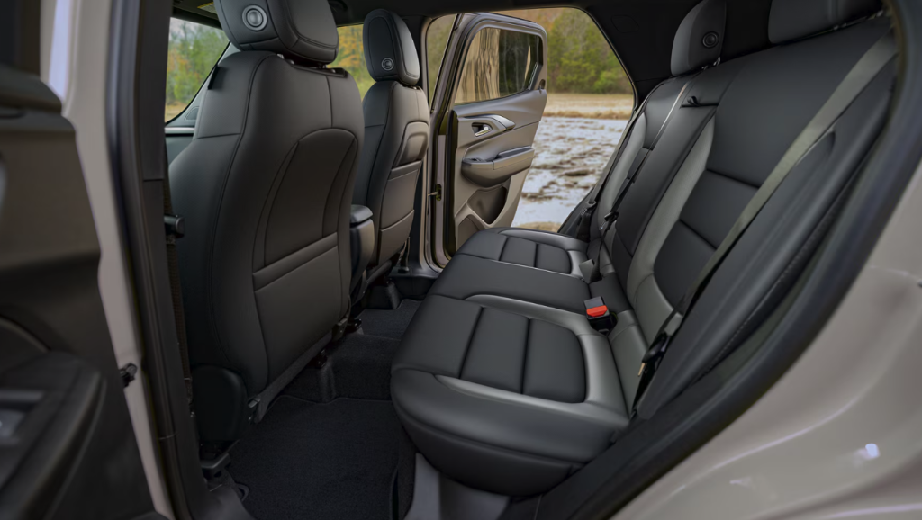 2026 Chevrolet Trailblazer rear seat interior and passenger space