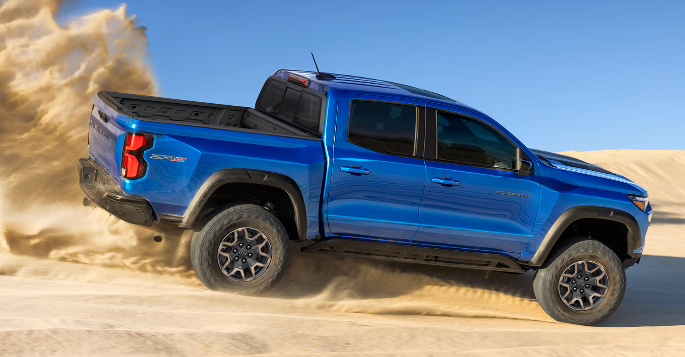 2026 Chevrolet pickup driving off road for towing and trailering guide