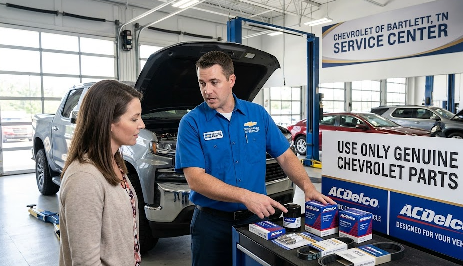chevrolet service with genuine parts