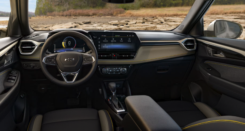 2026 Chevrolet Trailblazer dashboard and front interior