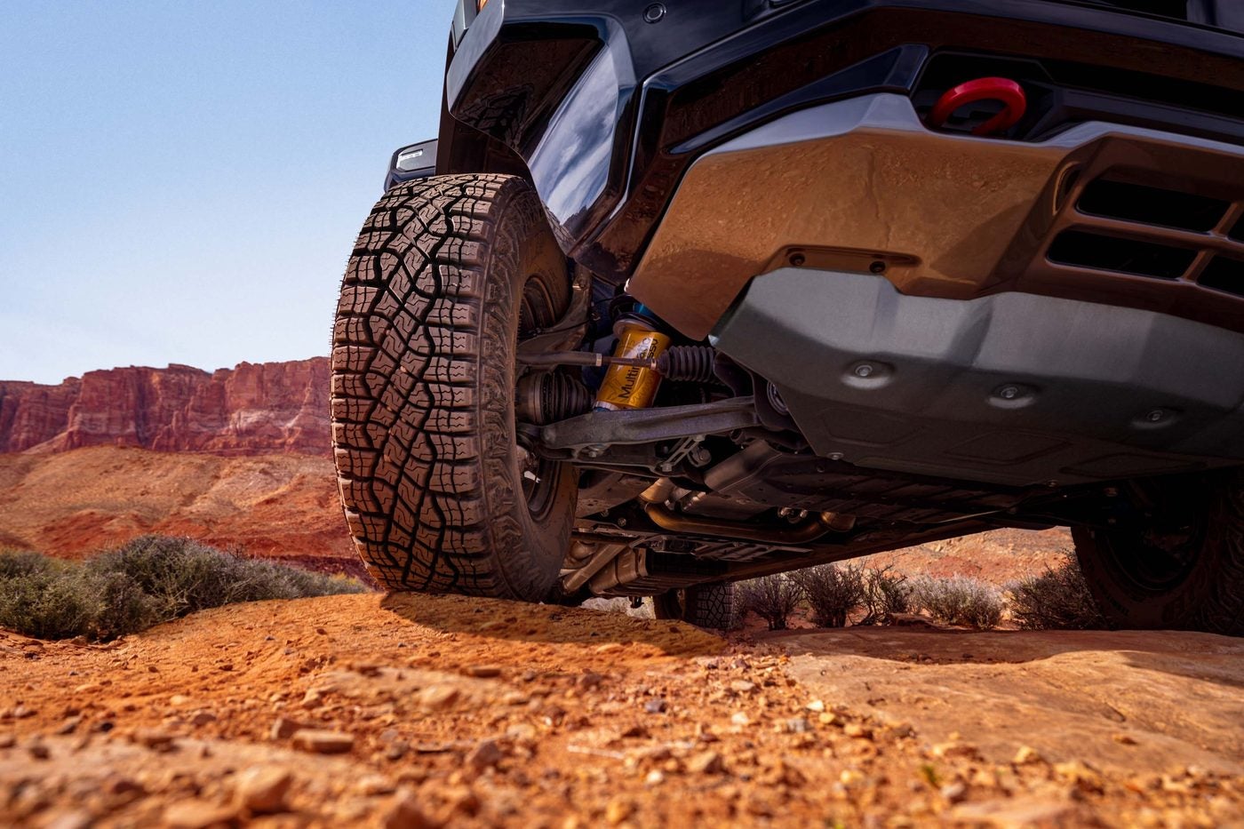 2027 Silverado ZR2 Multimatic DSSV dampers and off-road suspension detail
