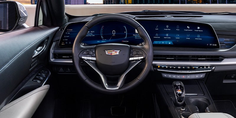 Dashboard of Cadillac XT4