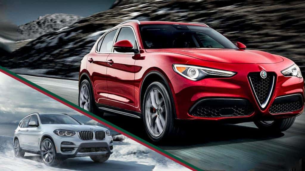 How the Alfa Romeo Stelvio Ti Sport Compares to the BMW X3