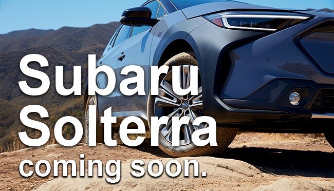 Subaru Solterra Coming Soon