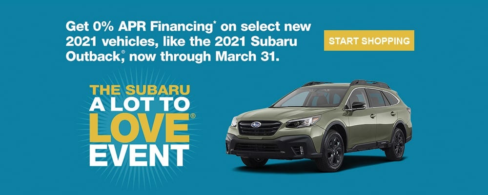 the Subaru lot to love event