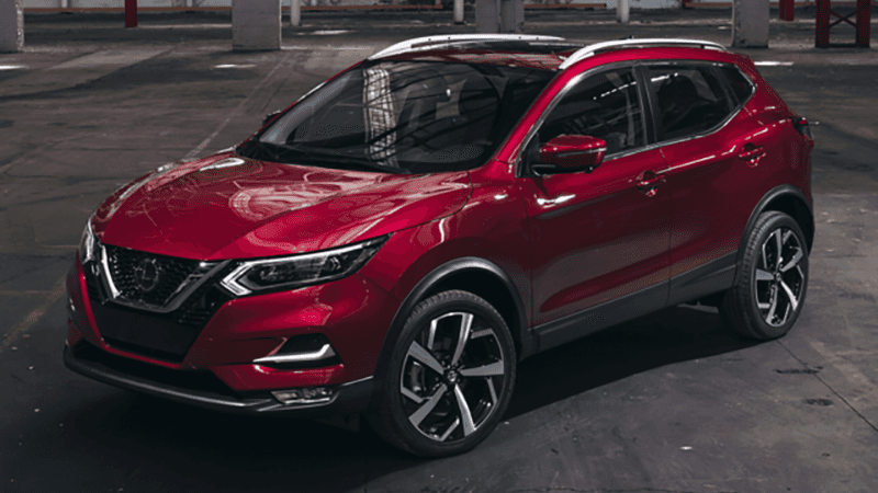 Red 2022 Nissan Rogue Sport 