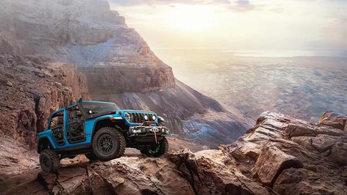 CDJR off-road build with Jeep and Ram vehicles near Sealy TX