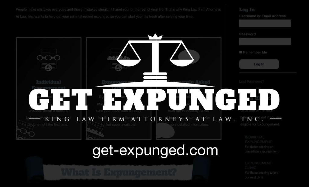 get expunged expungement record clearing