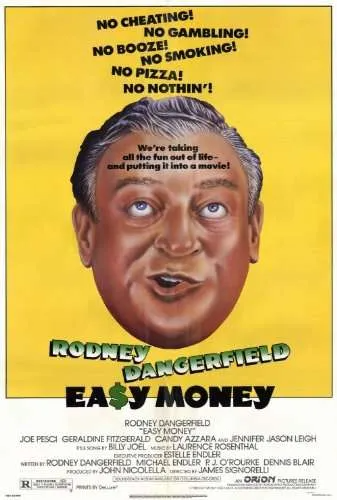 The image appears to be a stylized movie poster set against a bright yellow background.