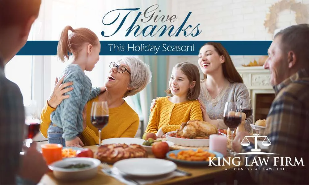 Thanksgiving King Law Firm Give Thanks