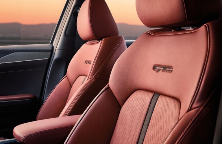 The front seats in the 2024 Kia K5 GT model