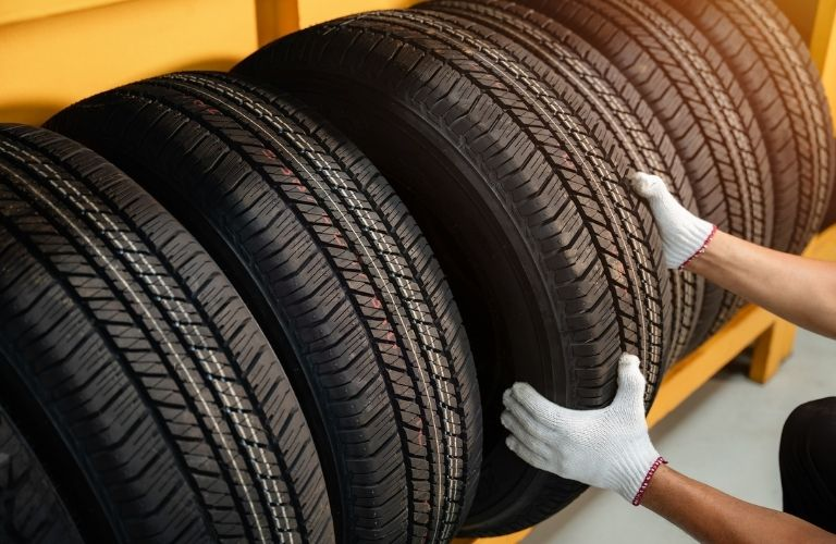 set of new tires