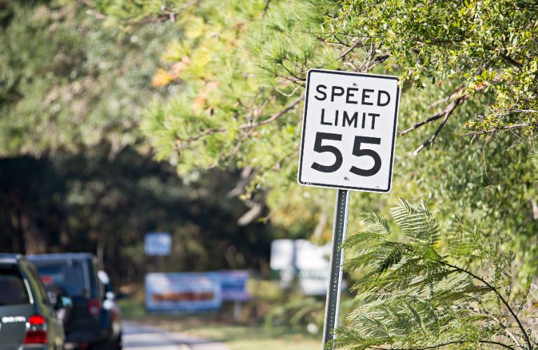 speed limit board