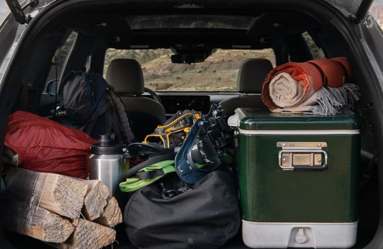 cargo area of the 2025 Kia Sorento