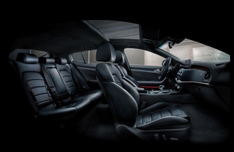 Interior view of the 2023 Kia Stinger