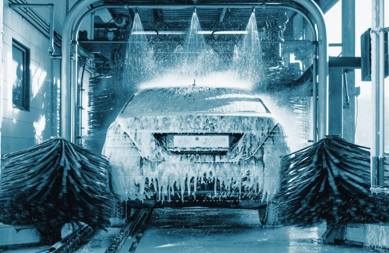 image of a car wash