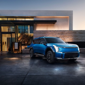 Kia EV blue