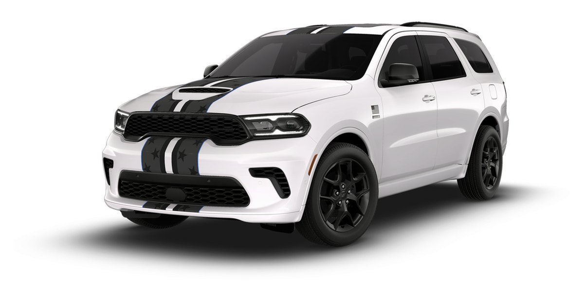 2026 Dodge Durango America 250th Anniversary Edition with Stars and Stripes dual stripes, sold new at Ross Downing CDJR in Mobile, AL