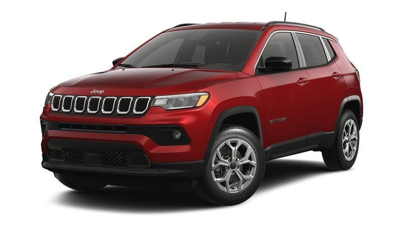Red 2026 Jeep Compass Latitude; trade in your vehicle at Ross Downing CDJR of Mobile, AL