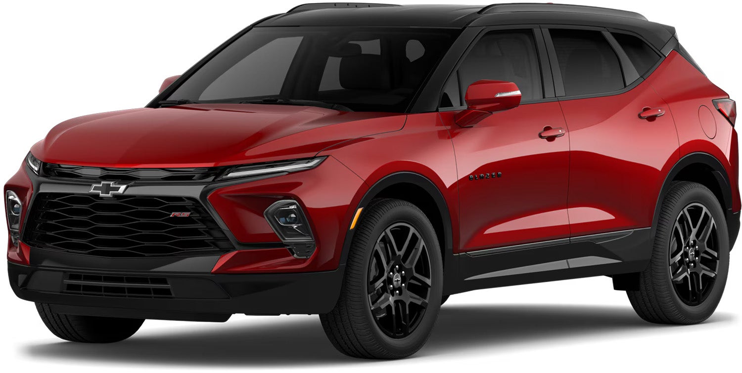 2026 Chevrolet Blazer RS Image with a white background.