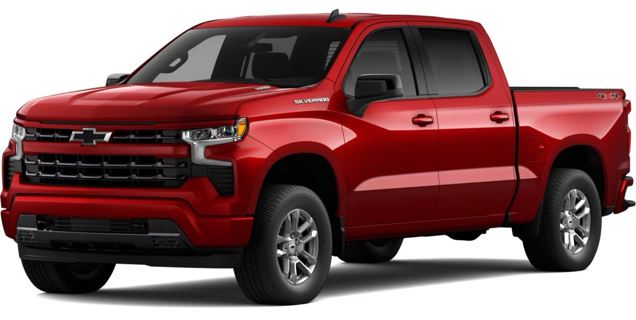 A 2026 Chevrolet Silverado 1500 RST trim level on a clean background