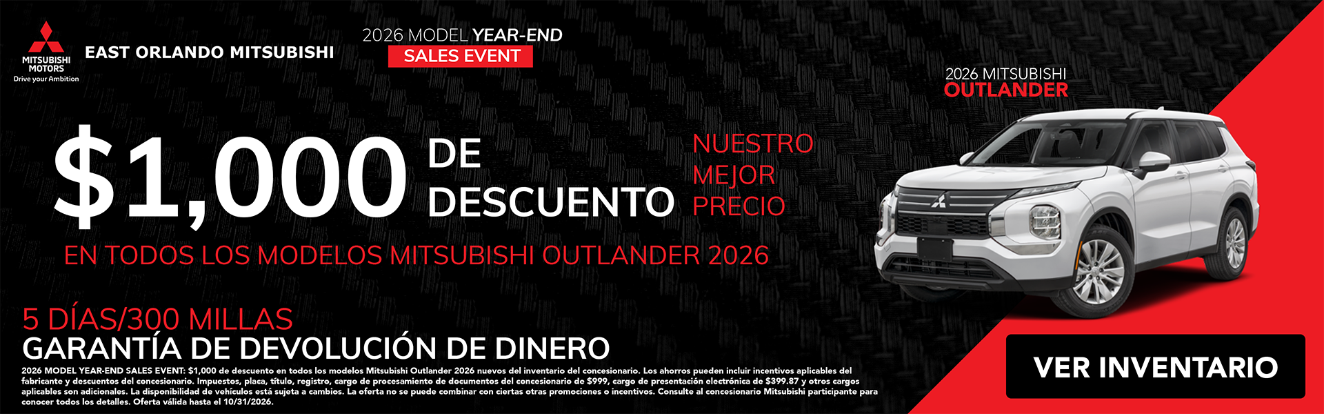 2026 Mitsubishi Outlander