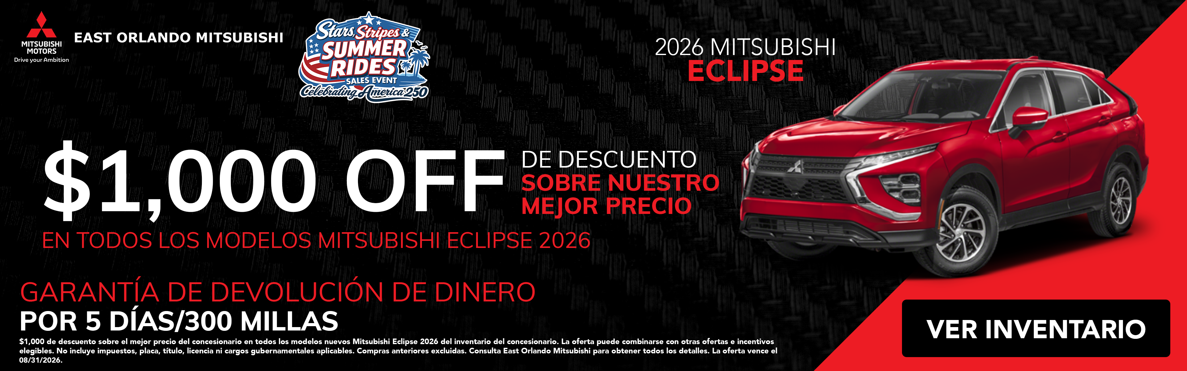 Oferta del Mitsubishi Eclipse 2026