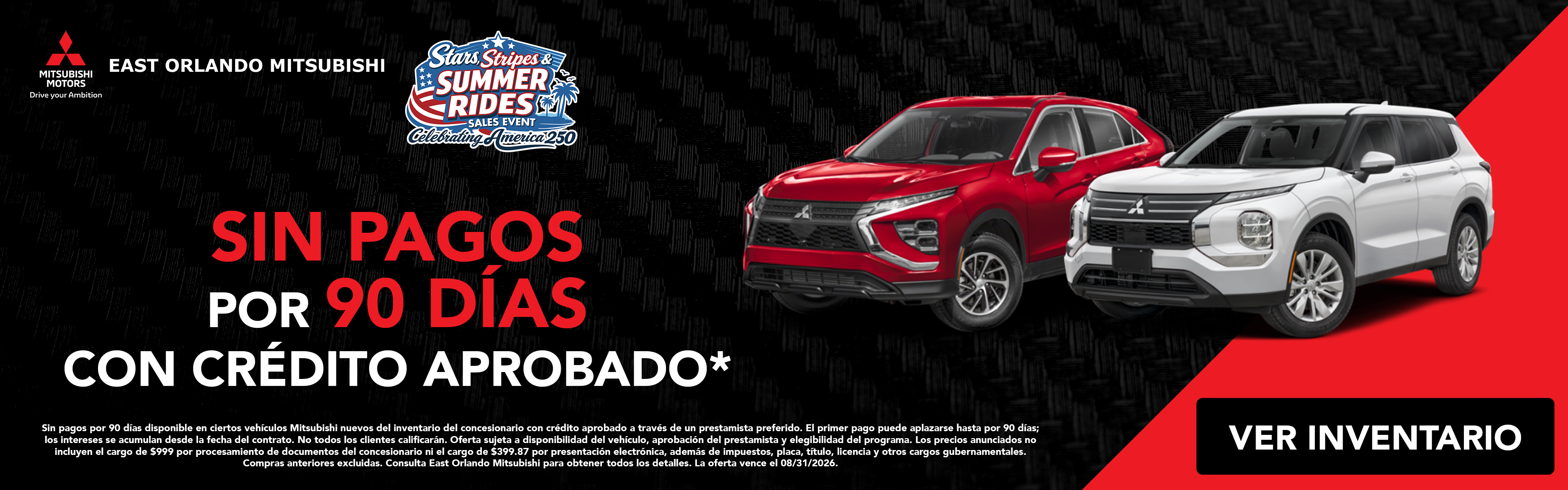 Oferta Sin Pagos por 90 Dias