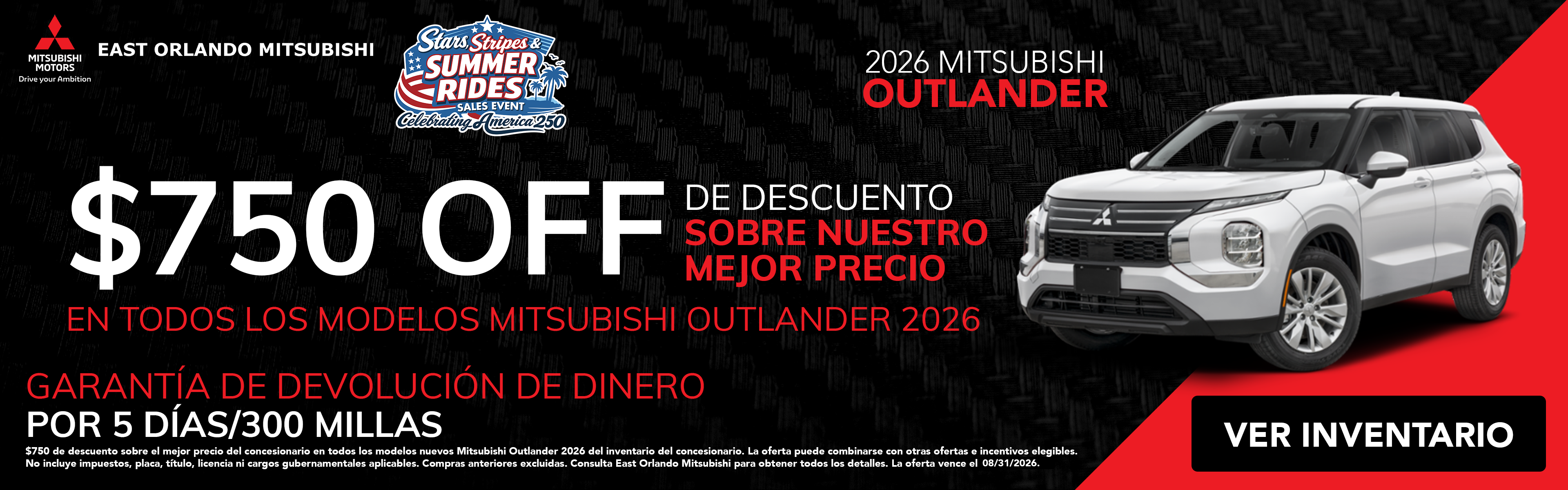 Oferta del Mitsubishi Outlander 2026