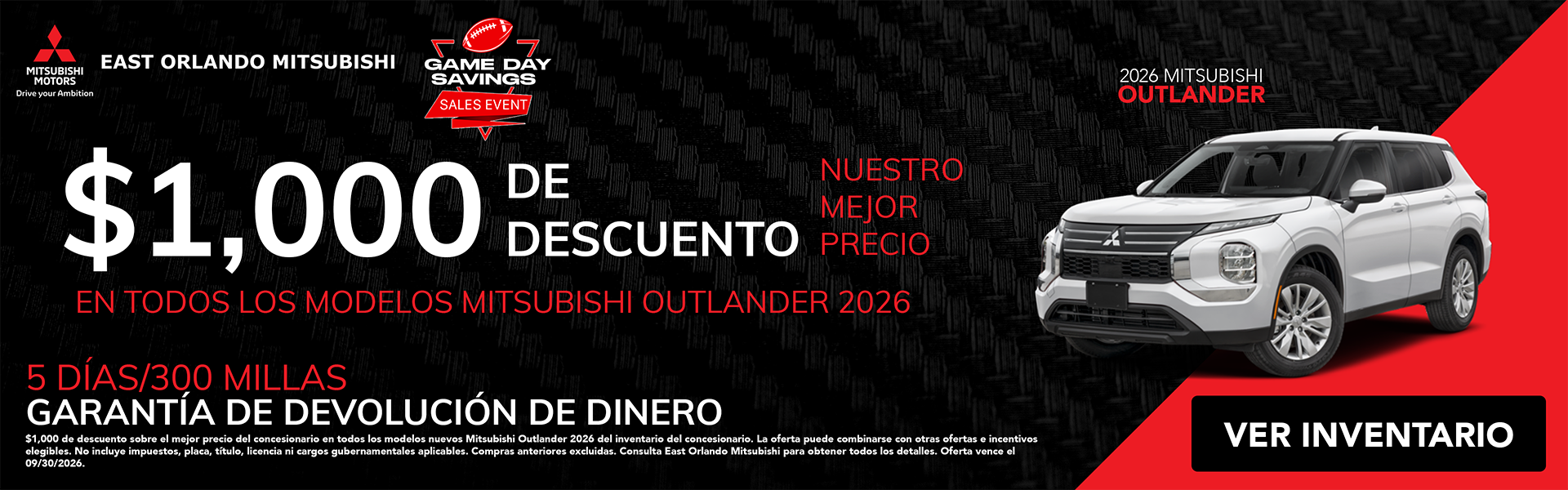 2026 Mitsubishi Outlander