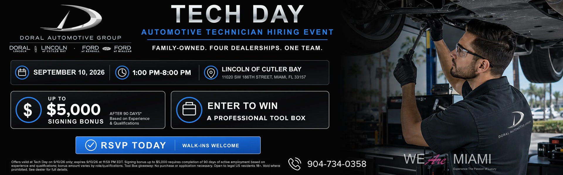 Ford of Hialeah Tech Day Hiring Event