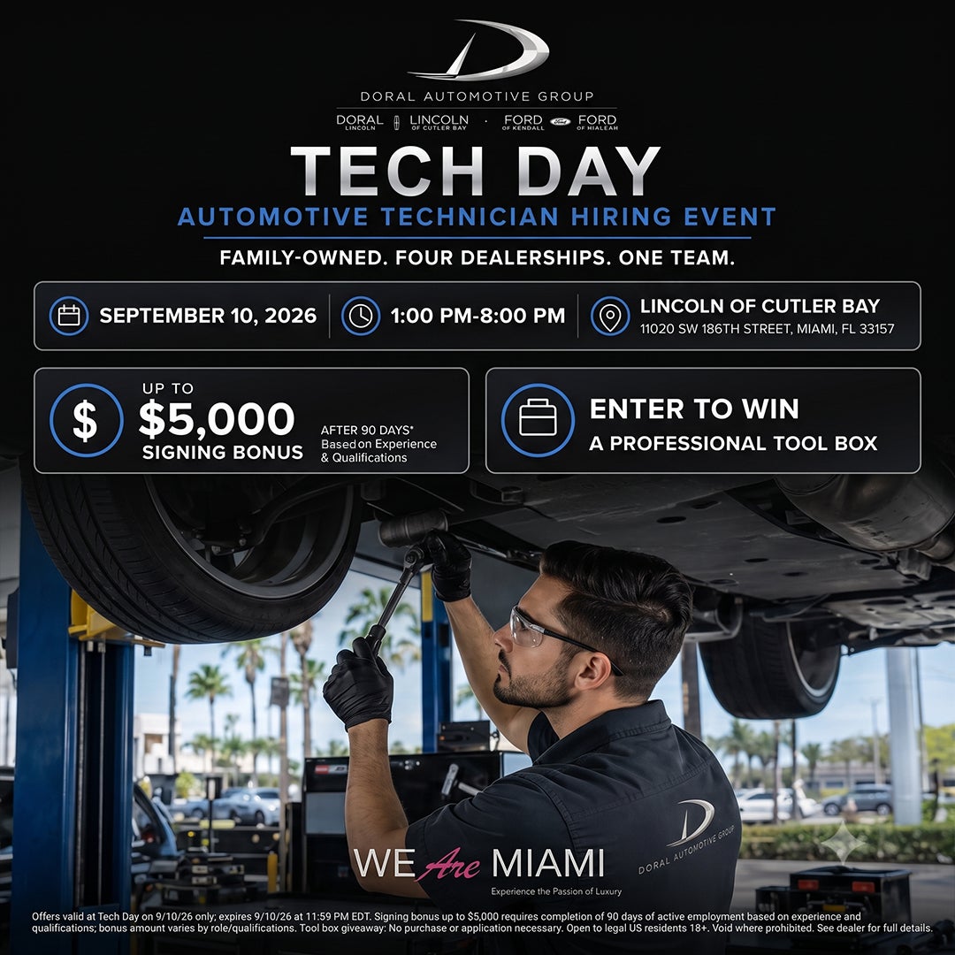 Ford of Hialeah Tech Day Hiring Event