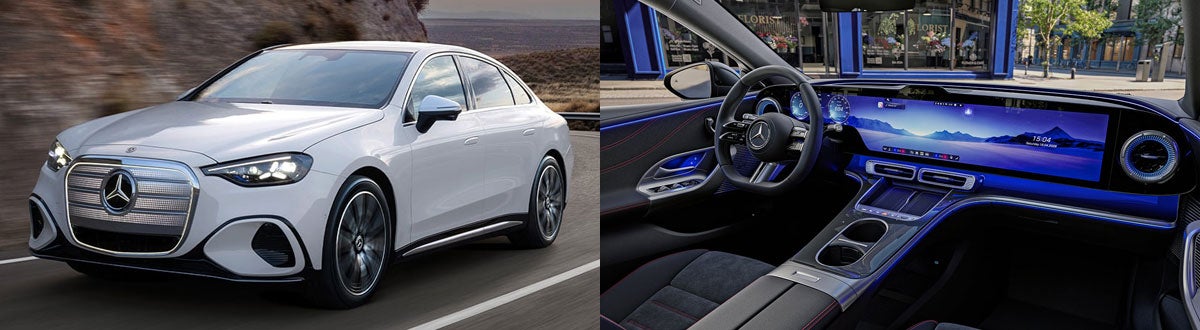 Electric Mercedes-Benz C-Class Sedan Exterior and Interior