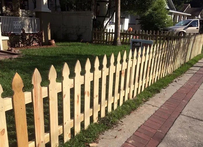 Fence Central Wood style