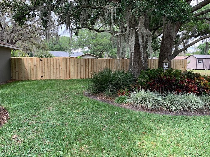 Fence Central Wood style