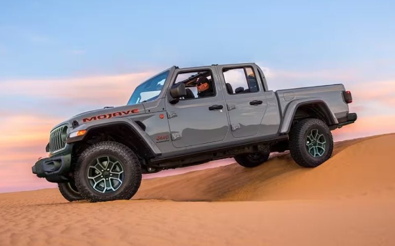 Recommended service and maintenance schedule for Jeep Gladiator