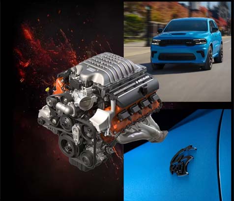 SUPERCHARGED 6.2L HEMI V8 ENGINE