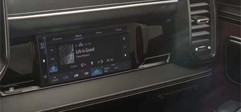 AVAILABLE 10.25-INCH FRONT PASSENGER TOUCHSCREEN DISPLAY