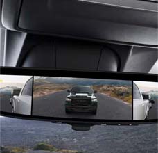 AVAILABLE DIGITAL REARVIEW MIRROR WITH TOW MODE